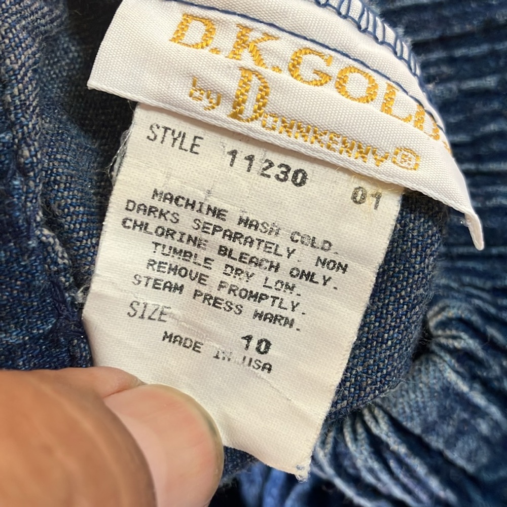 FINAL MARKDOWN Casual Blue denim Wide-Leg culottes 10 - Picture 3 of 8